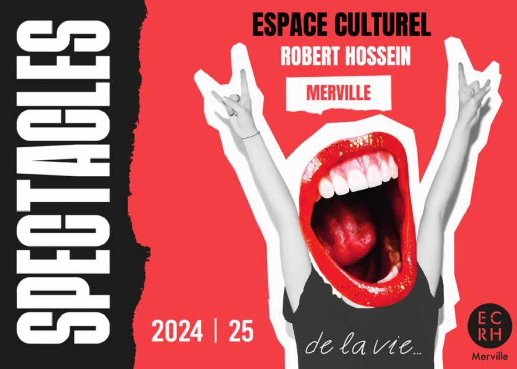 Une de la plaquette de la saison culturelle 2024-2025 - Espace Culturel Robert Hossein